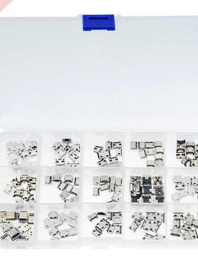 150PCS/BOX 15 Models Each 10PCS Micro Female USB Connector U