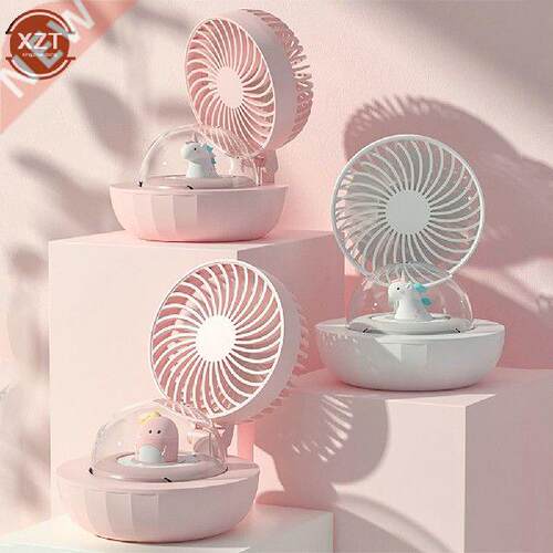 Aromatherapy Fan Mini Summer Foldable Desktop Electric Fan