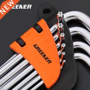 9Pcs Allen Key Set Hex Wrench Adjustable Spanner Portable L-