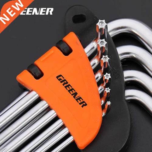 9Pcs Allen Key Set Hex Wrench Adjustable Spanner Portable L-