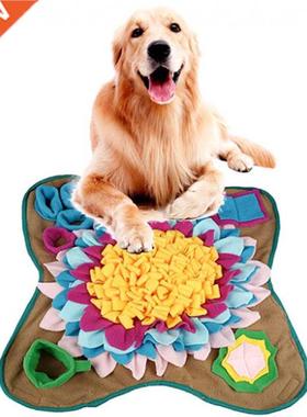 Dog Snuffle Mat Sniffing Training Pad Dog Puzzle Toy Slow