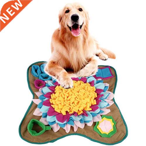 Dog Snuffle Mat Sniffing Training Pad Dog Puzzle Toy Slow