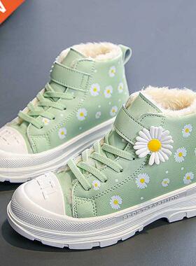 Fashion Girls Boots for Kids Sneakers Soft Bottom Non-slip L