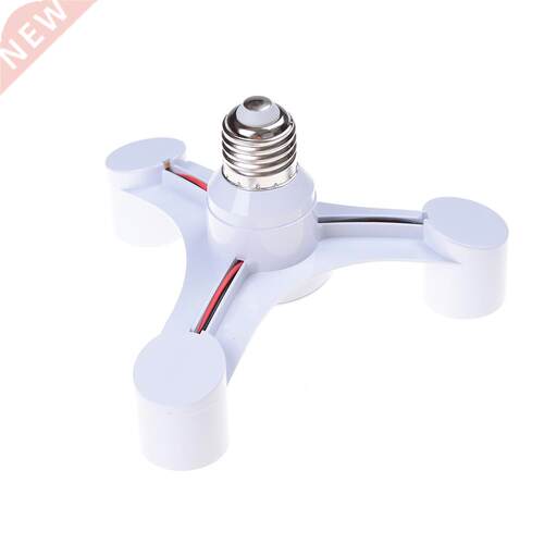 In 1 E27 to E27 LED Lamp Bulbs Socket Splitter Adapter Hol