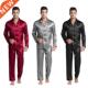 Stain Silk Pajama Tony&Candice Pajamas Set Sil Men