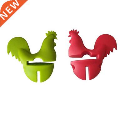 2PCS Splashproof Lid Lifter Lid Holder Silicone Heat Resista