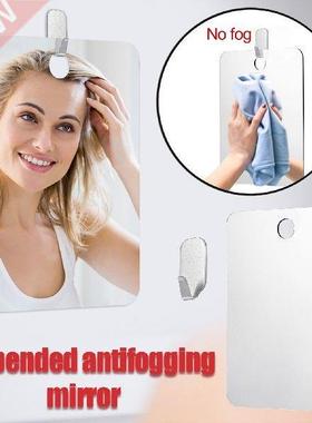 Acrylic Anti Fog Shower Mirror Bathroom Fogless Free Mirror