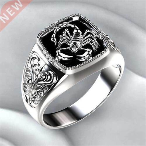 Modyle -quality Gothic Style Punk Scorpion Male Retro Rin