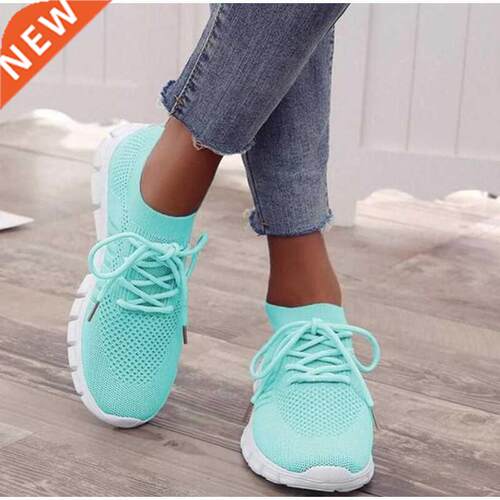 Sneakers Women Slip On Mesh Light Breathable Running Shoes W