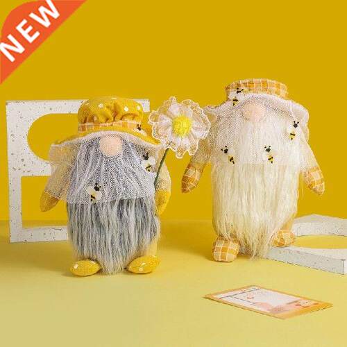 K1MF Kurcaci Bunga Matahari Kurcaci Lebah Paskah Dekorasi