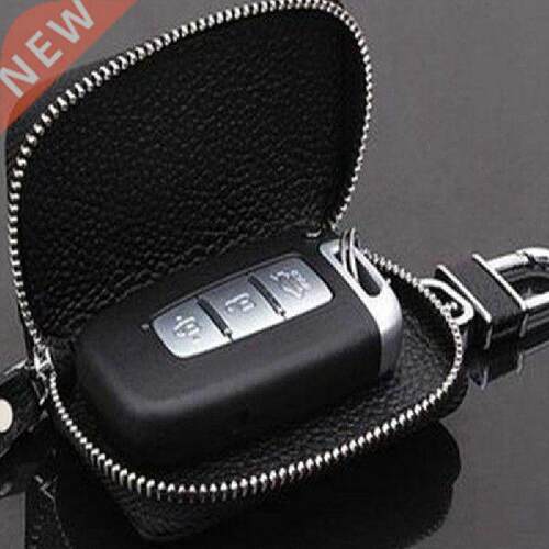 Car Key Pouch Bag Case Wallet Holder Chain Key Wallet Ring