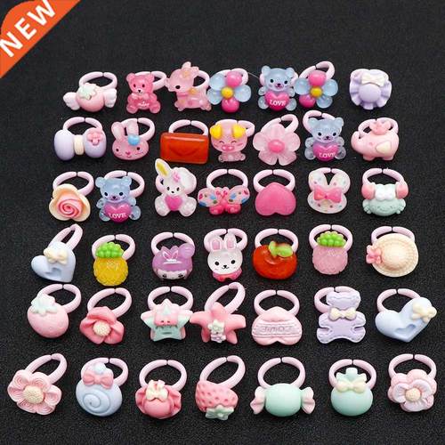 20pc Love Cute Sweet Kids Rings Design Flower Animal For Chi