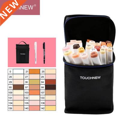 12/24Colors Skin Tone Marker Set Dual Head Alcohol Based ink