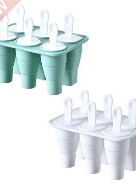 94PF 6 Cavities Folding Ice Pop Mould Ice Cream Mold