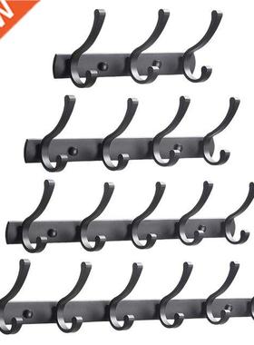 Dual Hooks Coat Hook Rack Bathroom Wall Hooks Rack Coat Hat