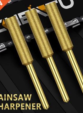 Gold Diamond Coated Cylindrical Burr 4mm 4.8mm 5.5mm Chainsa