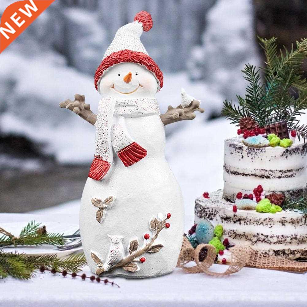 Chrimas Snowman Doll atue Ornament Resin Crafts