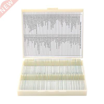 100PCS Portable Microscope Slides Science Specimen Cover Sli