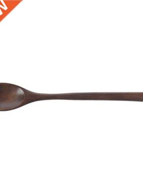 Wooden Spoons, 6 Pieces Wood Soup Spoons for Eating Mixing S