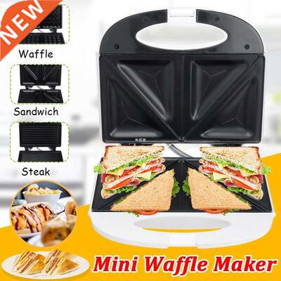750W Electric Sandwich Maker 110V US Plug Waffle Maker Break