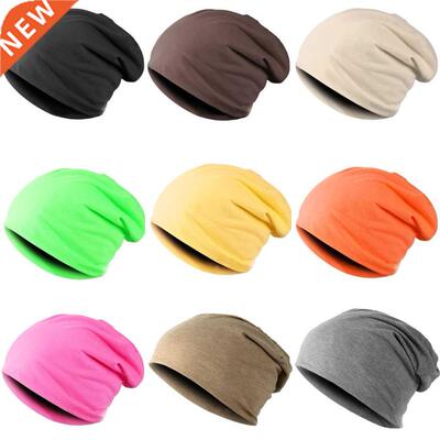 New Fashion Men Women Beanie Solid Color Hip-hop Slouch Unis