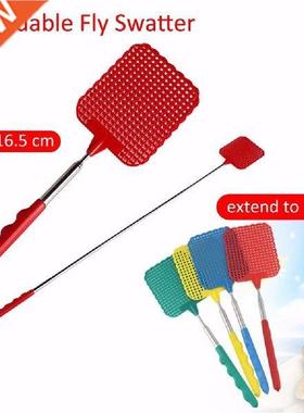 Plastic Telescopic Extendable Fly Swatter Prevent Pest Anti