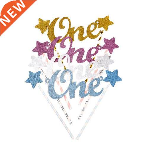 Creative Baby 1st Birthday Cake Topper One Letter Stars
