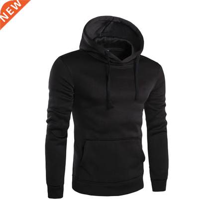 new casual men's high-quality men's pullover hooded