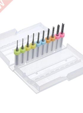 10Pcs Carbide 1-m Micro Drill Bits Set Mayitr PCB CNC Moul