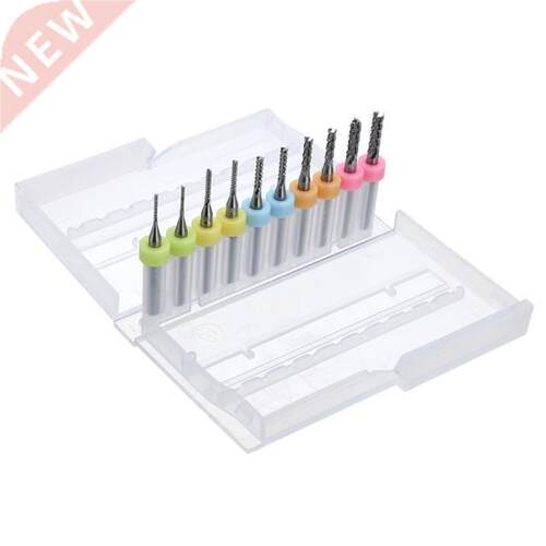 10Pcs Carbide 1-m Micro Drill Bits Set Mayitr PCB CNC Moul