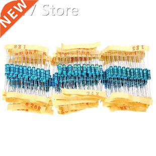 1000Pcs Metal Film Resistor Assorted Kit 1% 1W Metal Film Re