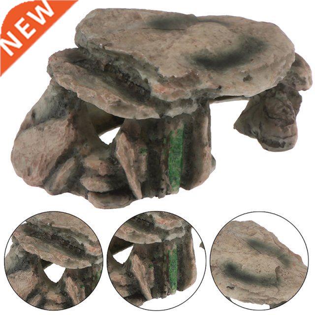 1PC Aquarium Stone Hiding Cave Rock Decoration Artificial Fi