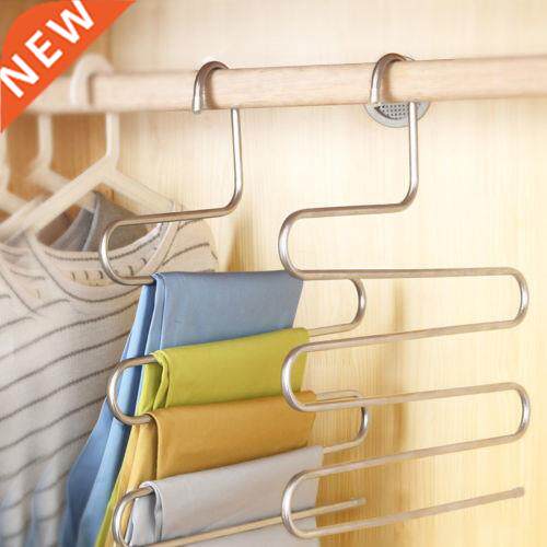 Mult-Use Pants Trousers Hangng Clothes Hanger 5-Layers