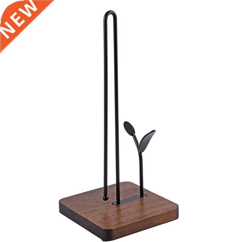 Kitchen Wood Tissue Holder ,Countertop Paper Towel Holder