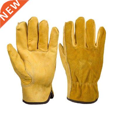 Leather Garden Gloves For Garden Digging Planting Cowhide