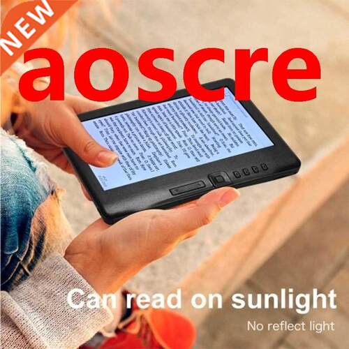 Portable 7 Inch 800 x 480P E-Reader Color Screen Glare-Free