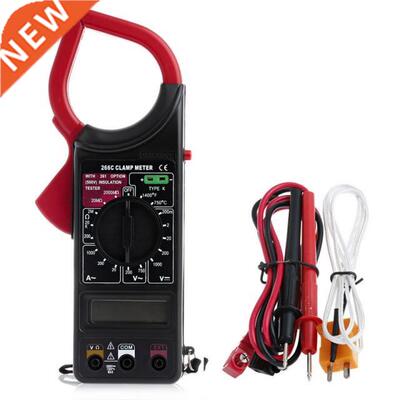 DT266C Digital Clamp Meter Multimeter Ohmmeter with Temperat