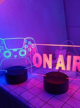 D Night Light Lamp Gaming Room Desk Setup Decor table Game