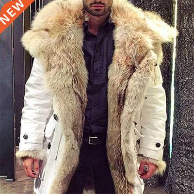 2021 Men Down Jacket Winter Long Coat White Thick Clothes Pa