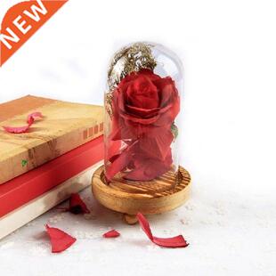 Valentines Day Gift for Girlfriend Eternal Rose LED Light