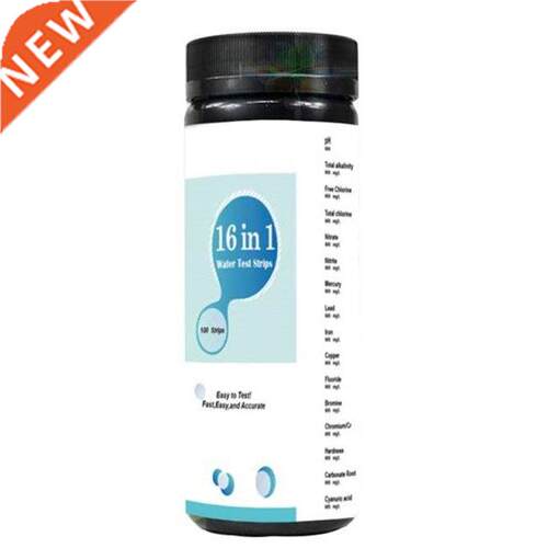 100PCS 16-In-1 Drinking Water Quality Test Strip Tap Water Q
