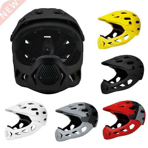 Adult Full Face Motorcycle Off-Road MTB Bicycle Safety Head