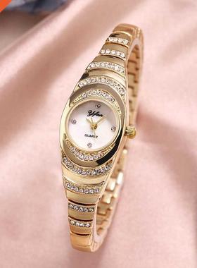 Women Bracelet Watch Rose Gold Fashion Luxury Stainless Stee