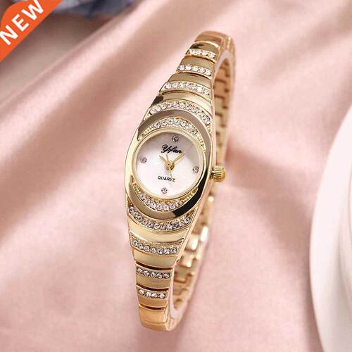 Women Bracelet Watch Rose Gold Fashion Luxury Stainless Stee