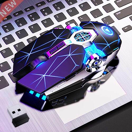 CHYCET Wireless Mouse Rechargeable Silent Gaming Mouse 1600