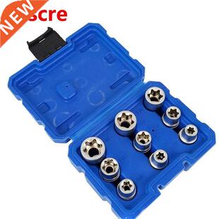 9pcs Chromium Vanadium Steel Nuts Driver Bits Socket Sleeve