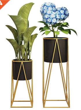 Golden iron flower stand Fashion Indoor Plant shelf living