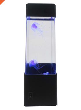 Jellyfish Water Ball Aquarium Tank LED Lights Lamp Relax Bed