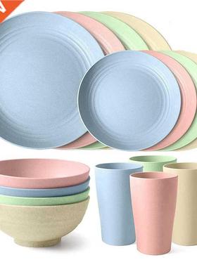 28 Pcs Camping Set, Lightweight Kitchen Cutlery Set,Unbreaka