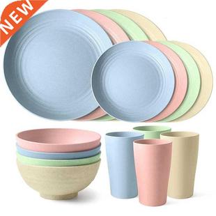 28 Pcs Camping Set, Lightweight Kitchen Cutlery Set,Unbreaka